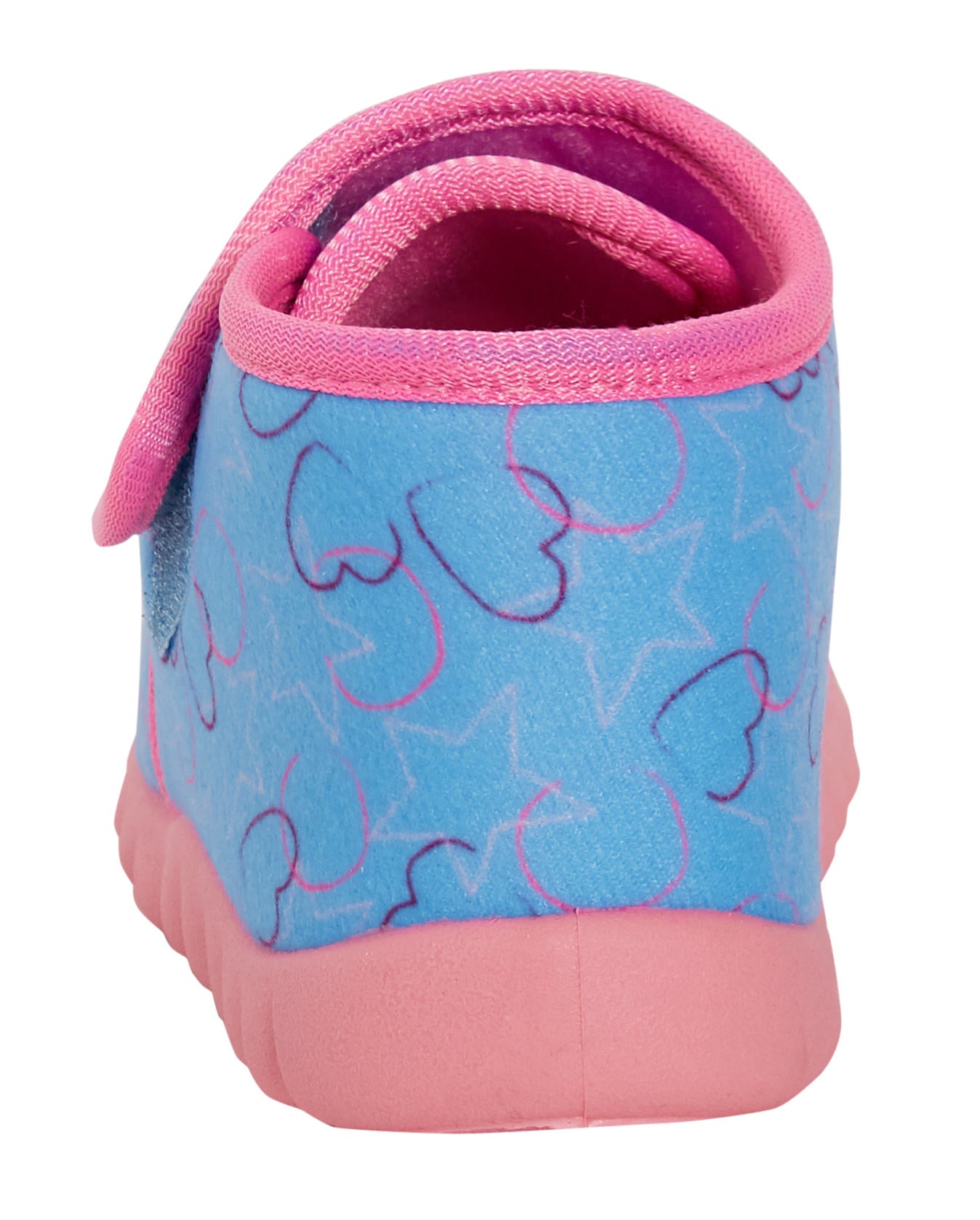 Girls Peppa Pig Slippers Kids Easy Fasten Booties Peppa Pig Nursery House Shoes