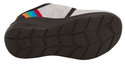 Boys Sony PlayStation Slippers Kids Gaming Touch Fasten Gamer Grey House Shoes