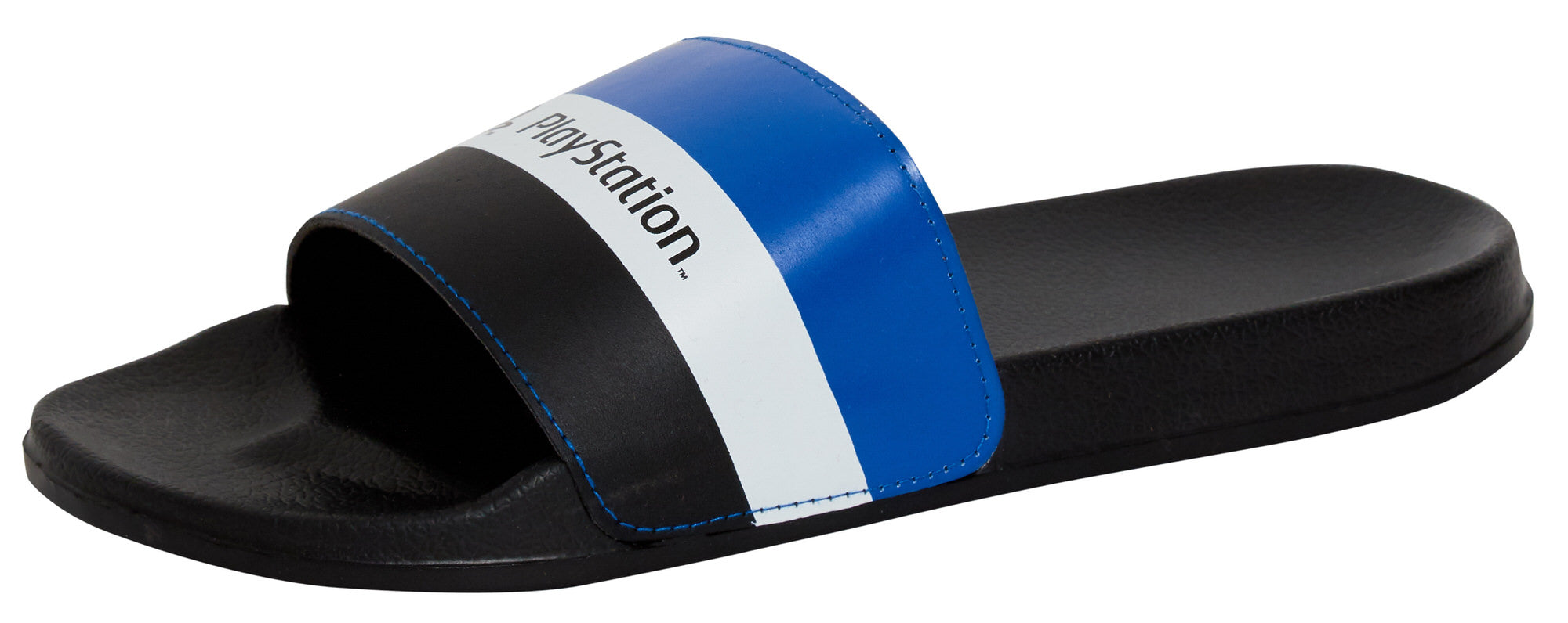 Mens Sony PlayStation Sliders Boys Gamer Slip On Sandals Flip Flops Shower Shoes