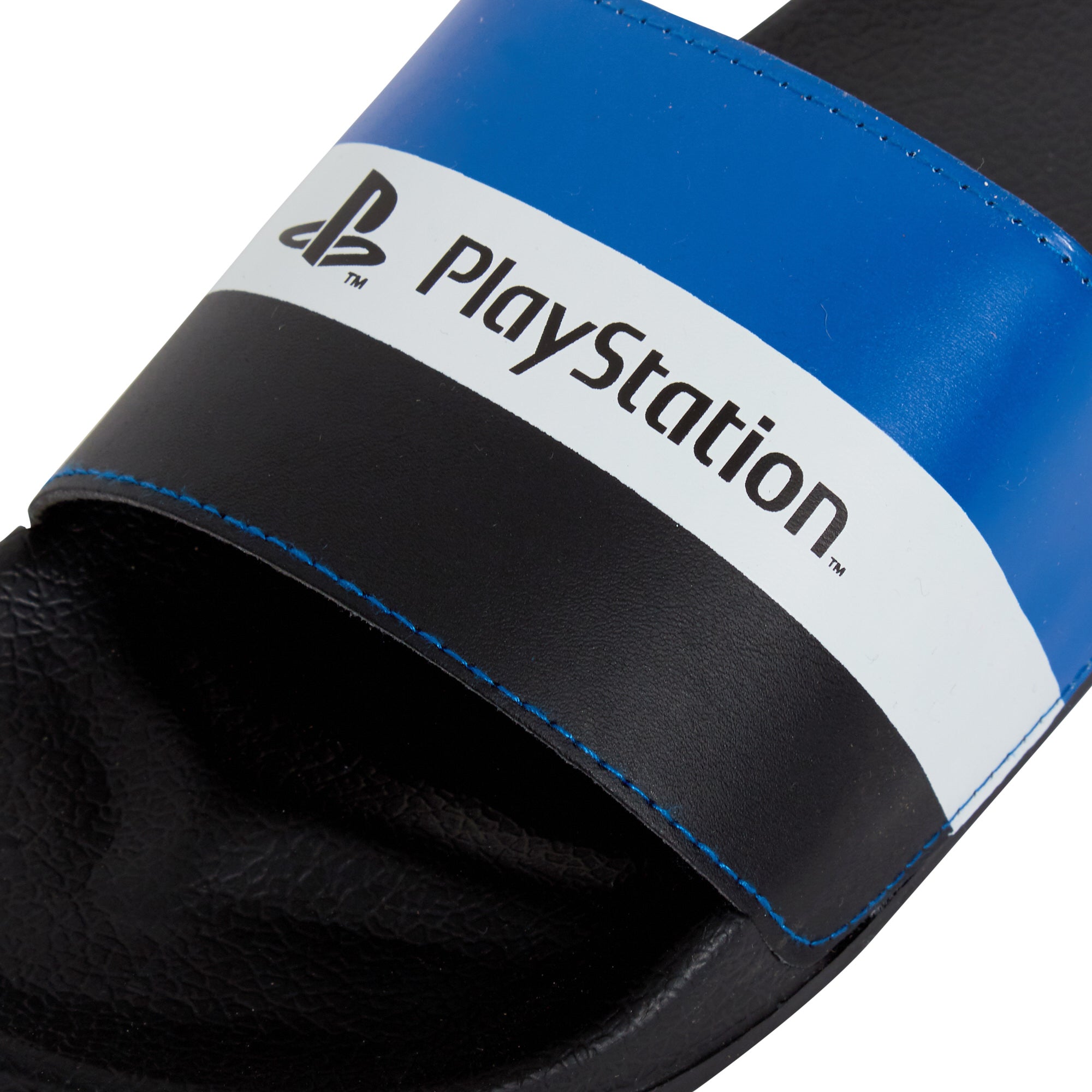Mens Sony PlayStation Sliders Boys Gamer Slip On Sandals Flip Flops Shower Shoes