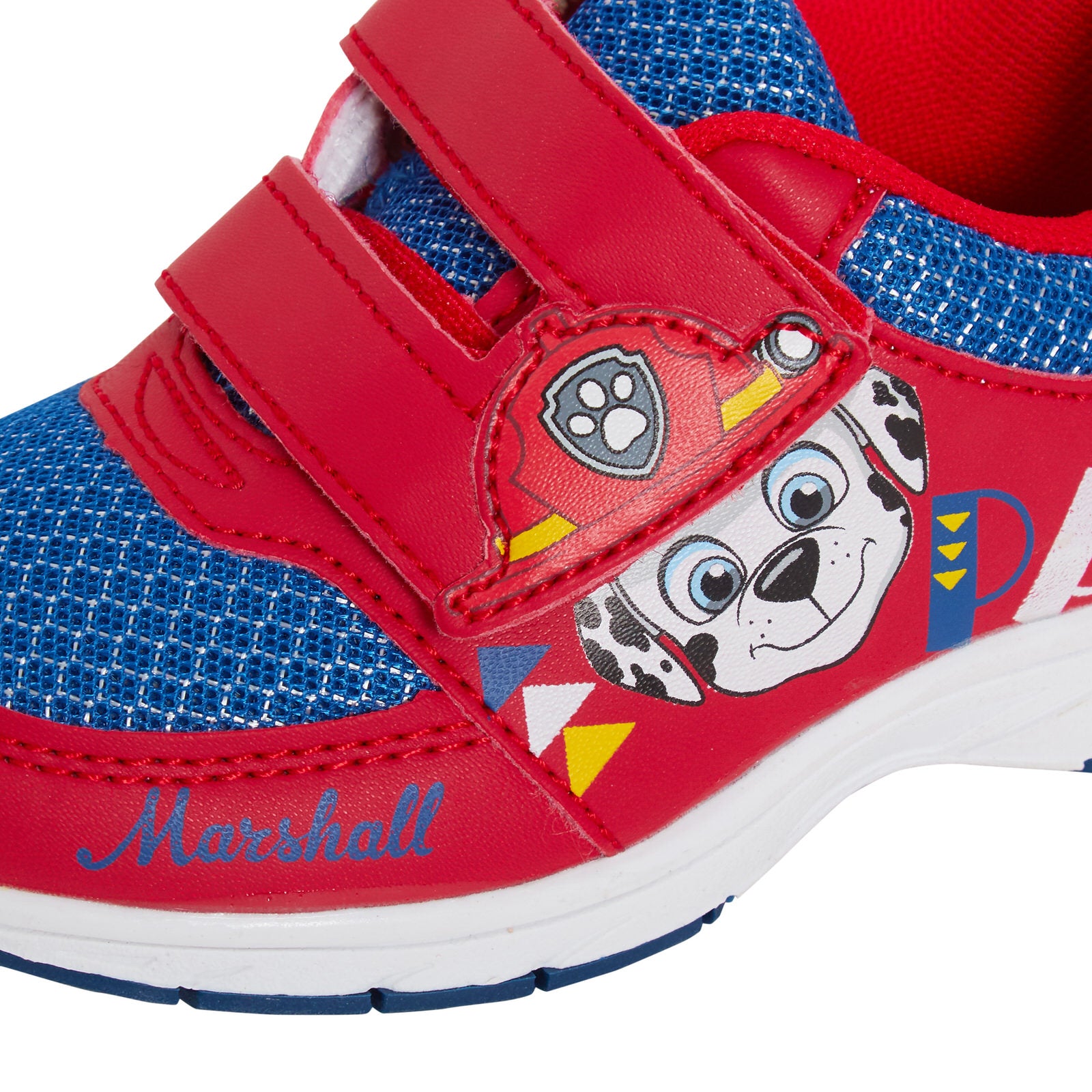 Boys Paw Patrol Light Up Sport Trainers with Lights Marshall Kids Flashing shoes