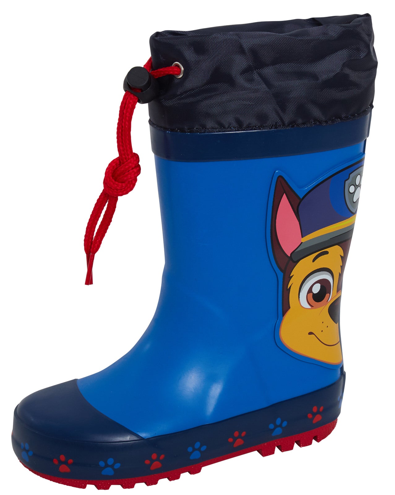 Boys Paw Patrol Tie Top Wellington Boots Kids Chase Marshall Wellies Rain Shoes