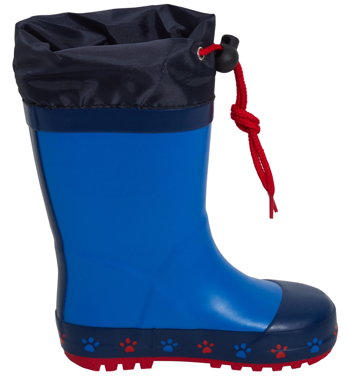 Boys Paw Patrol Tie Top Wellington Boots Kids Chase Marshall Wellies Rain Shoes