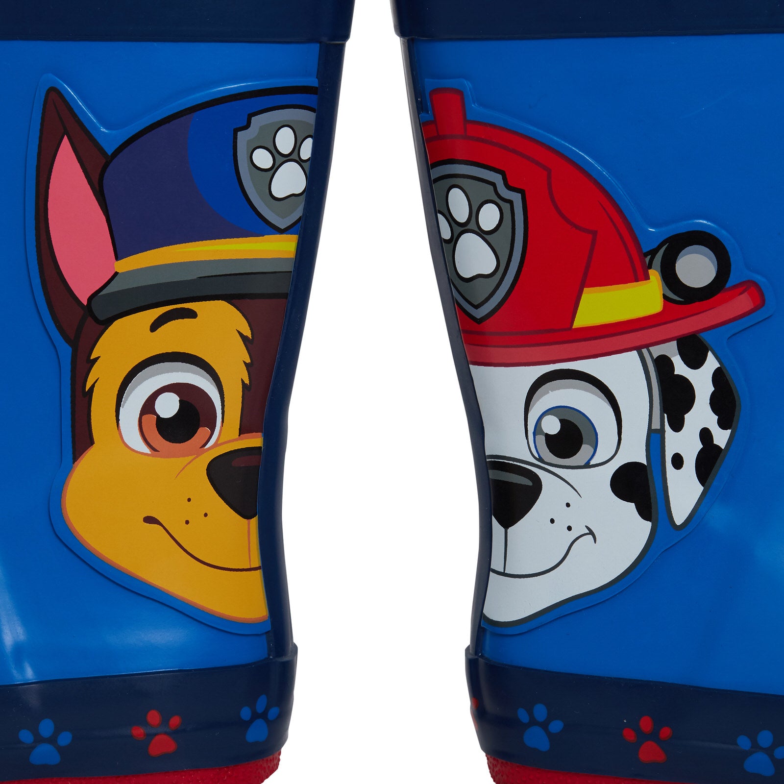 Boys Paw Patrol Tie Top Wellington Boots Kids Chase Marshall Wellies Rain Shoes