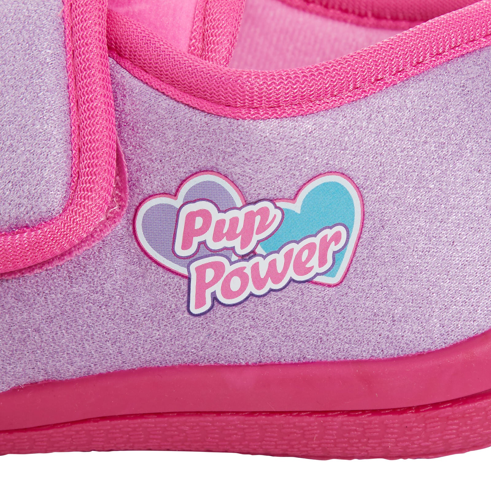 Girls Paw Patrol Slippers Kids Skye Easy Fasten Nursery House Indoor Shoes