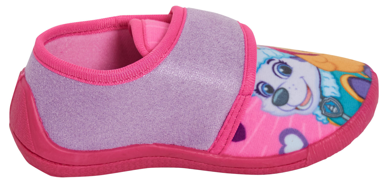 Girls Paw Patrol Slippers Kids Skye Easy Fasten Nursery House Indoor Shoes