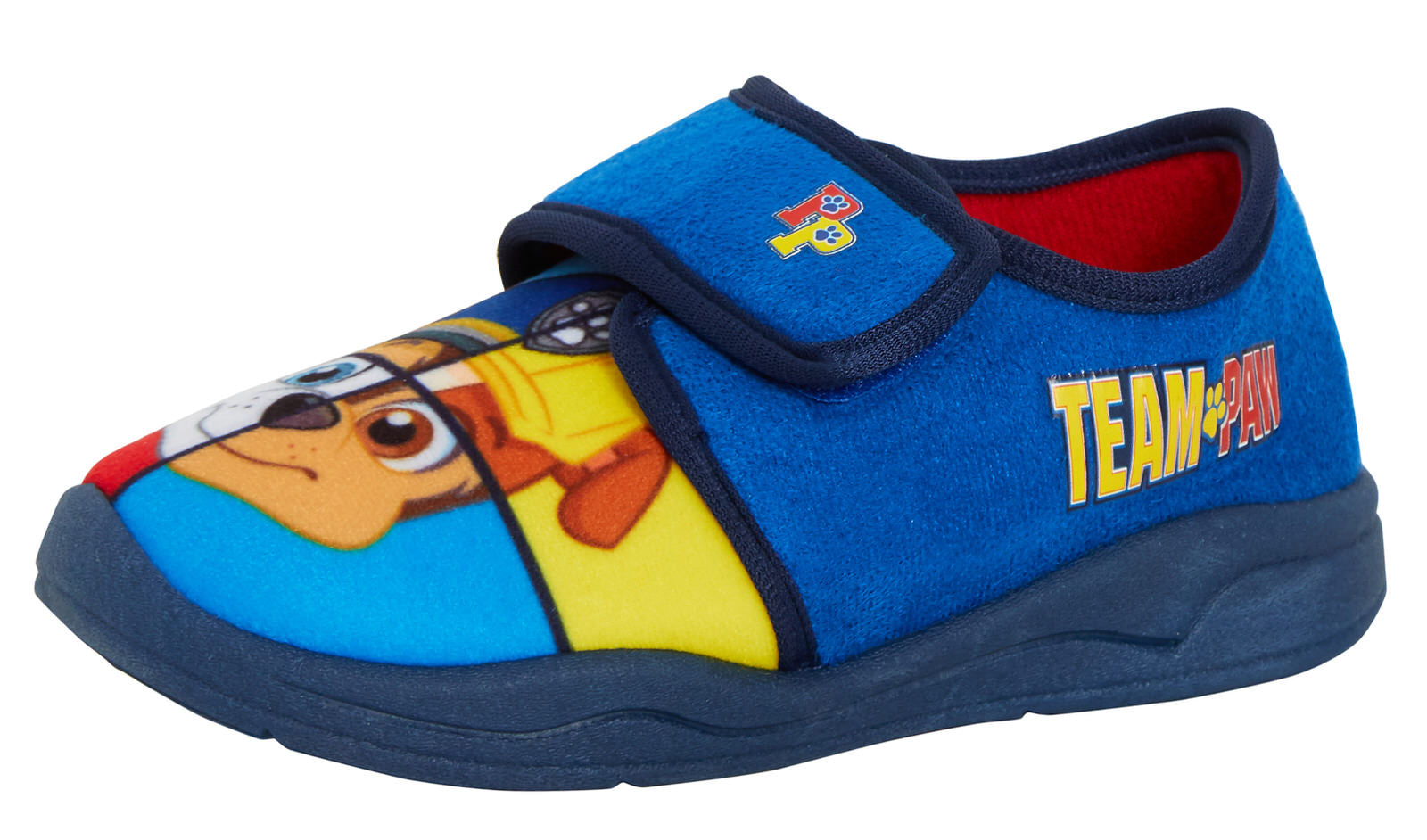 Boys Paw Patrol Slippers Kids Chase Marshall Touch Fasten House Shoes Booties