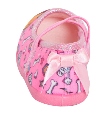 Girls Paw Patrol Skye Slippers Slip on with Elastic Straps Ballet House Shoes