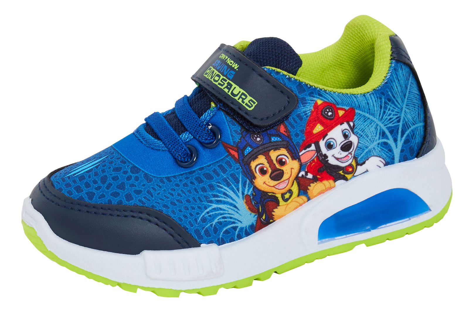 Boys Paw Patrol Light Up Sport Trainers with Lights Marshall Kids Flashing shoes