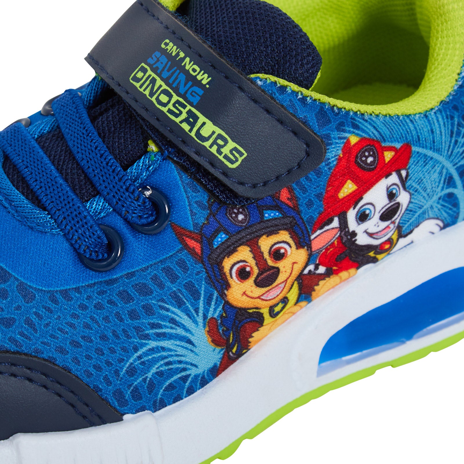 Boys Paw Patrol Light Up Sport Trainers with Lights Marshall Kids Flashing shoes