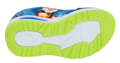 Boys Paw Patrol Light Up Sport Trainers with Lights Marshall Kids Flashing shoes