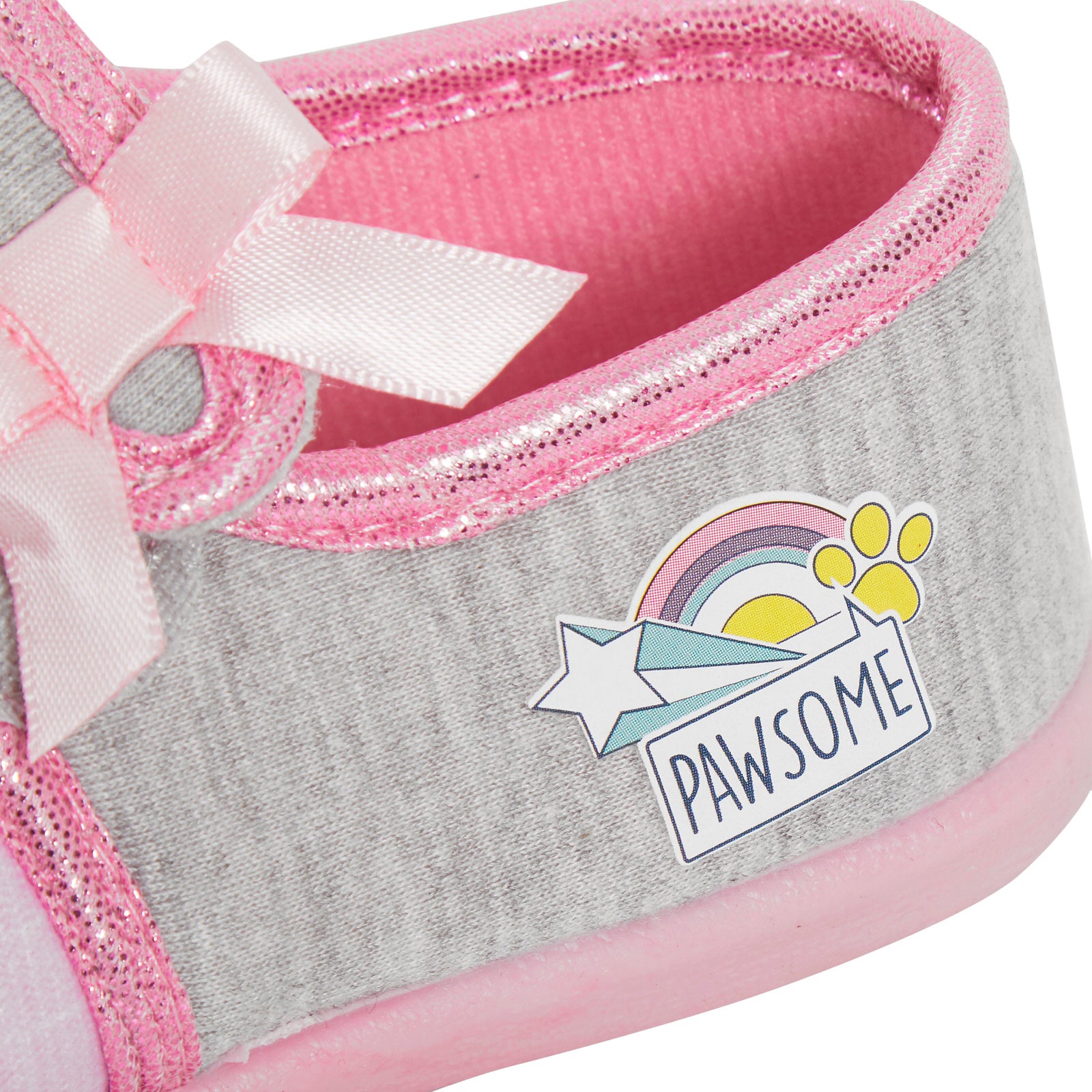 Girls Paw Patrol Slippers Kids Skye Slipper Boots Easy Fasten Ballet House Shoes