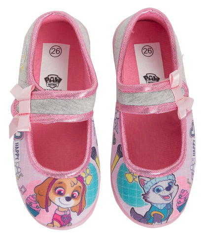Girls Paw Patrol Slippers Kids Skye Slipper Boots Easy Fasten Ballet House Shoes