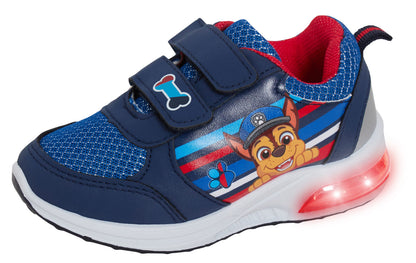 Boys Paw Patrol Light Up Sport Trainers with Lights Marshall Kids Flashing shoes