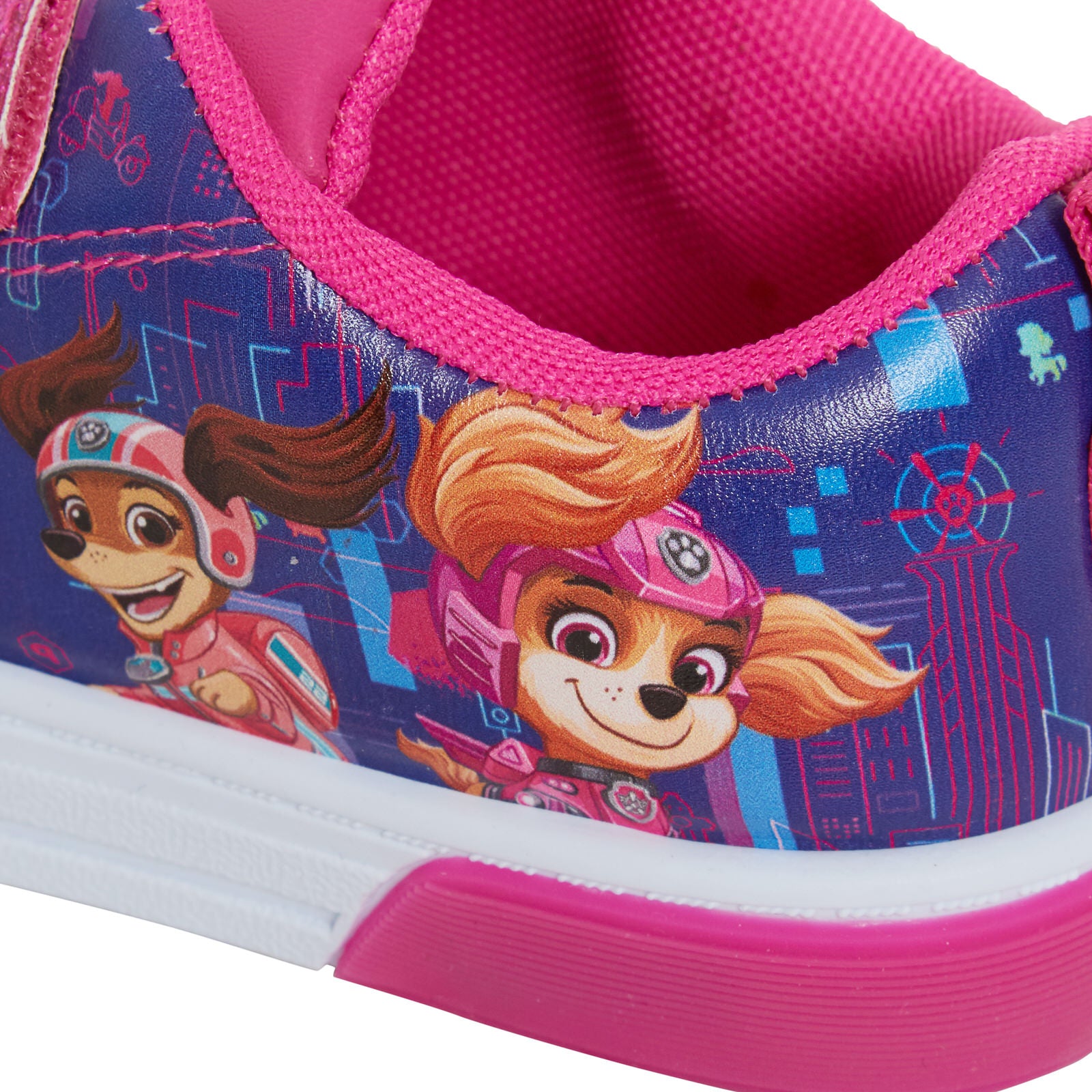 Girls Paw Patrol Light Up Trainers Kids Skye Flashing Lights Sports Shoes Pumps