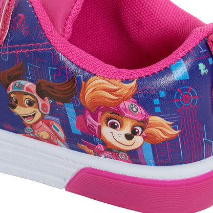 Girls Paw Patrol Light Up Trainers Kids Skye Flashing Lights Sports Shoes Pumps