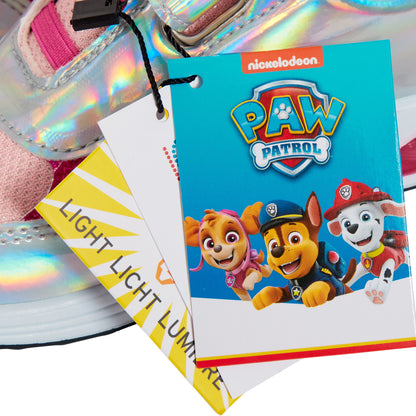 Paw Patrol Light Up Trainers For Girls Skye Flashing Lights Sports Shoes Sneaker