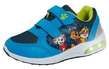 Boys Paw Patrol Light Up Sport Trainers with Lights Marshall Kids Flashing shoes