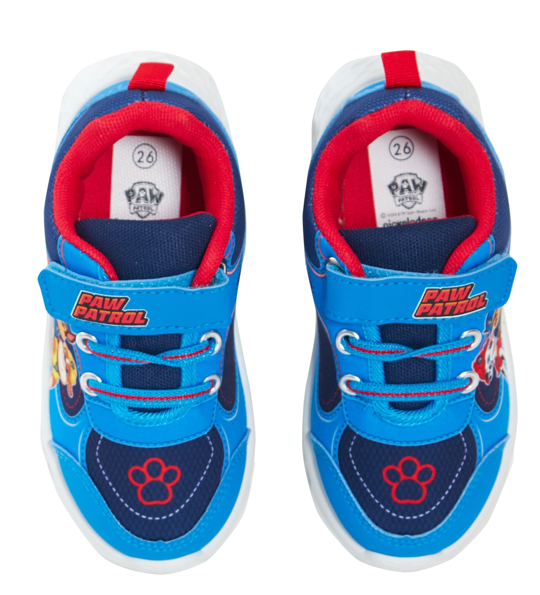 Paw Patrol Trainers Kids Easy Fasten Casual Chase Marshall  Rubble Sports Shoes