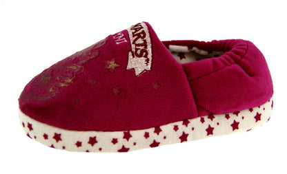 Boys Harry Potter Slippers Kids Hogwarts Character Mule House Shoes Gift Size