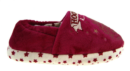 Boys Harry Potter Slippers Kids Hogwarts Character Mule House Shoes Gift Size