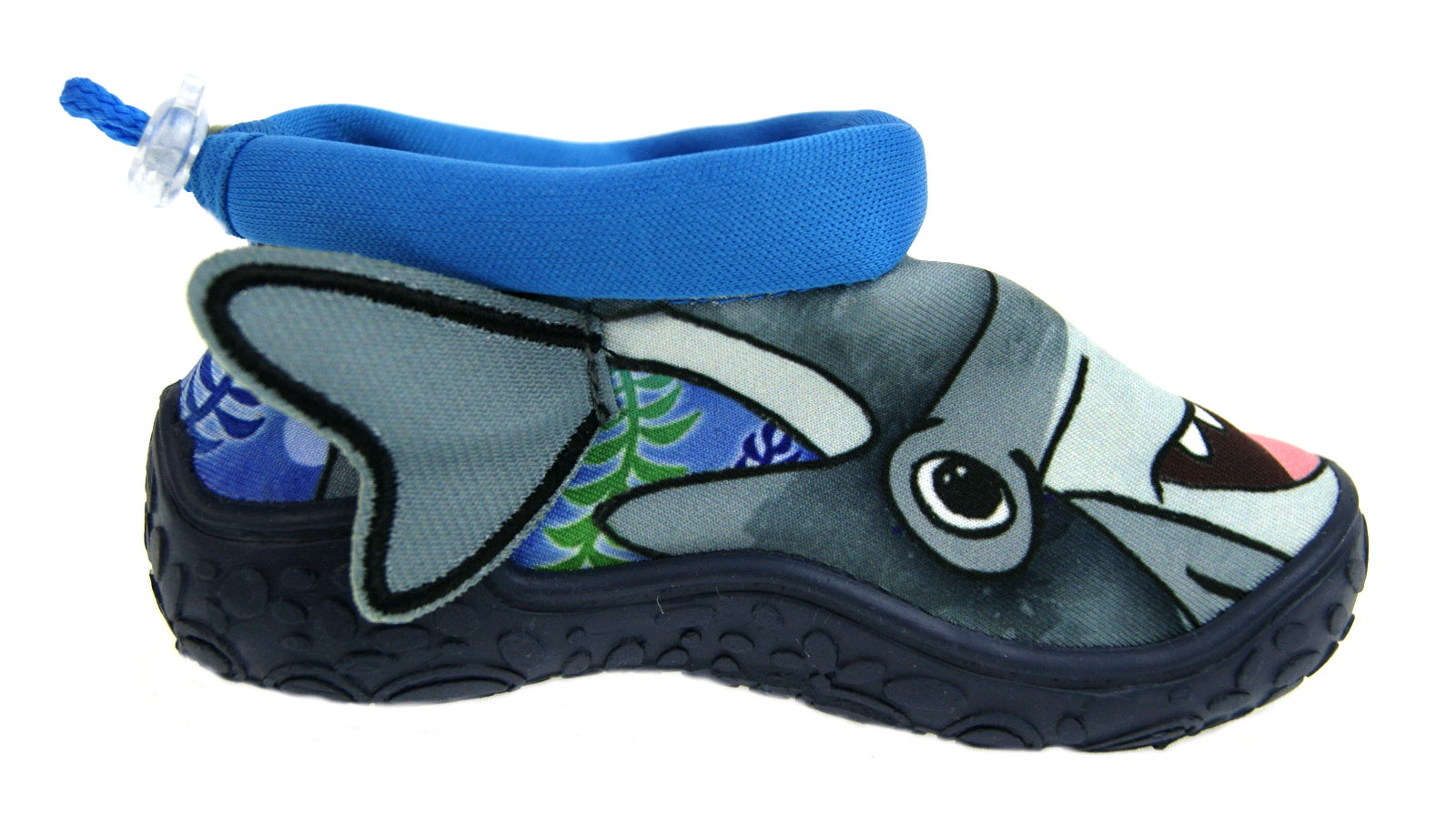 Boys 3D Hammerhead Shark Aqua Socks Kids Character Beach Pool Shoes Summer Size