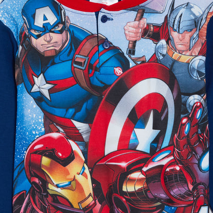Boys Marvel Avengers Pjs Brushed 100% Cotton Pyjamas Kids Gift Boxed Set Twosie