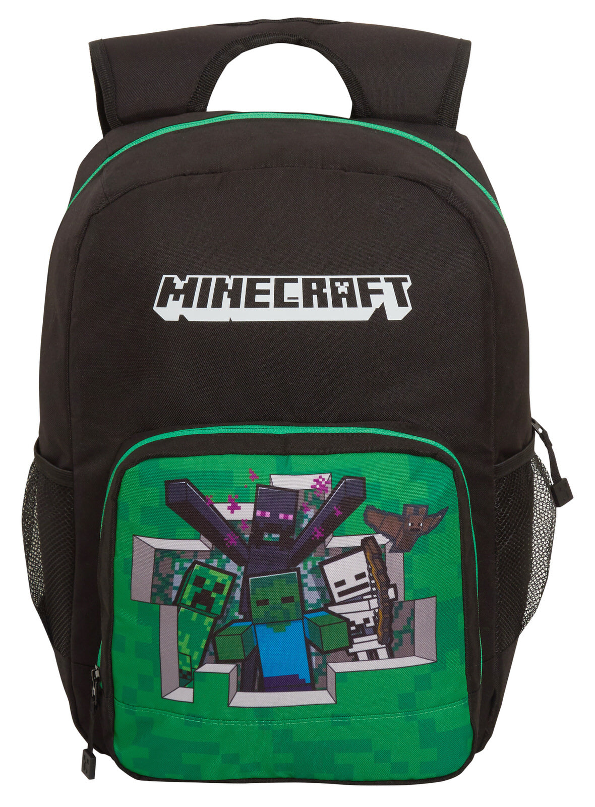 Minecraft Large Backpack Gaming Laptop Rucksack Kids Adults Gamer School Bag