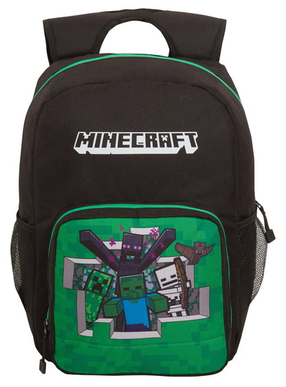Minecraft Large Backpack Gaming Laptop Rucksack Kids Adults Gamer School Bag