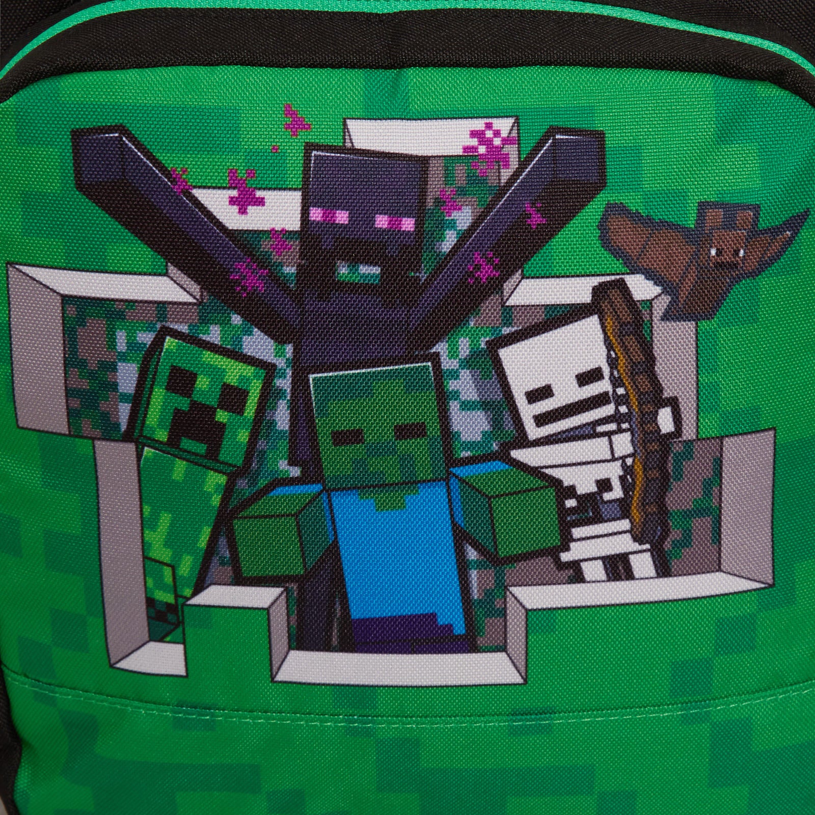 Minecraft Large Backpack Gaming Laptop Rucksack Kids Adults Gamer School Bag