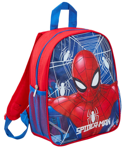 Glow In The Dark Marvel Spiderman Backpack Travel School Rucksack Boys Lunch Bag