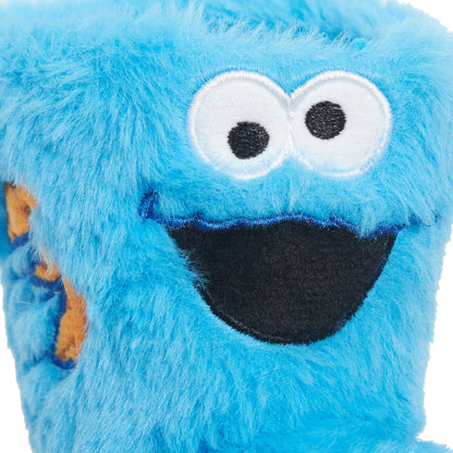 Sesame Street Slipper Boots Kids Elmo Cookie Monster Fleece Slippers House Shoes