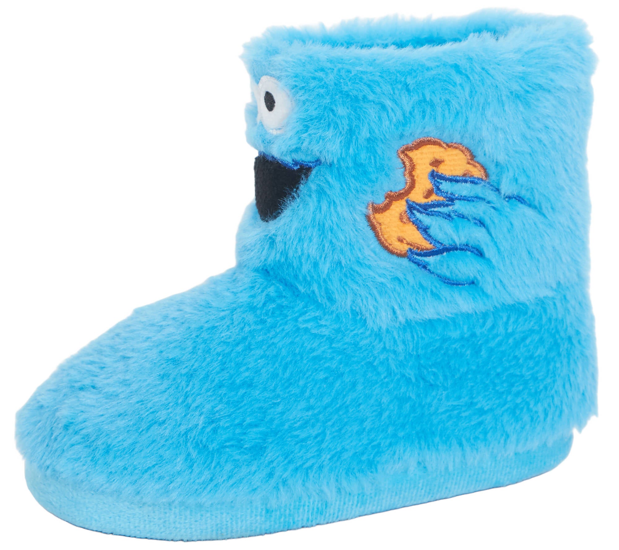 Sesame Street Slipper Boots Kids Elmo Cookie Monster Fleece Slippers House Shoes