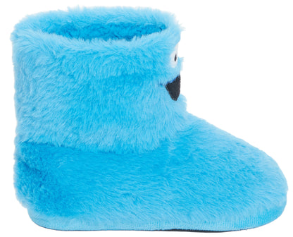 Sesame Street Slipper Boots Kids Elmo Cookie Monster Fleece Slippers House Shoes