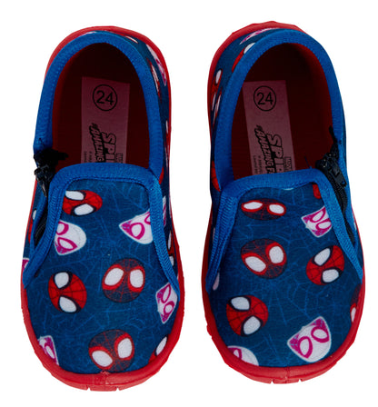 Spidey and his Amazing Friends Slippers Infants Zip Fastening Booties House Shoe