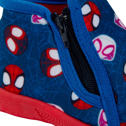 Spidey and his Amazing Friends Slippers Infants Zip Fastening Booties House Shoe