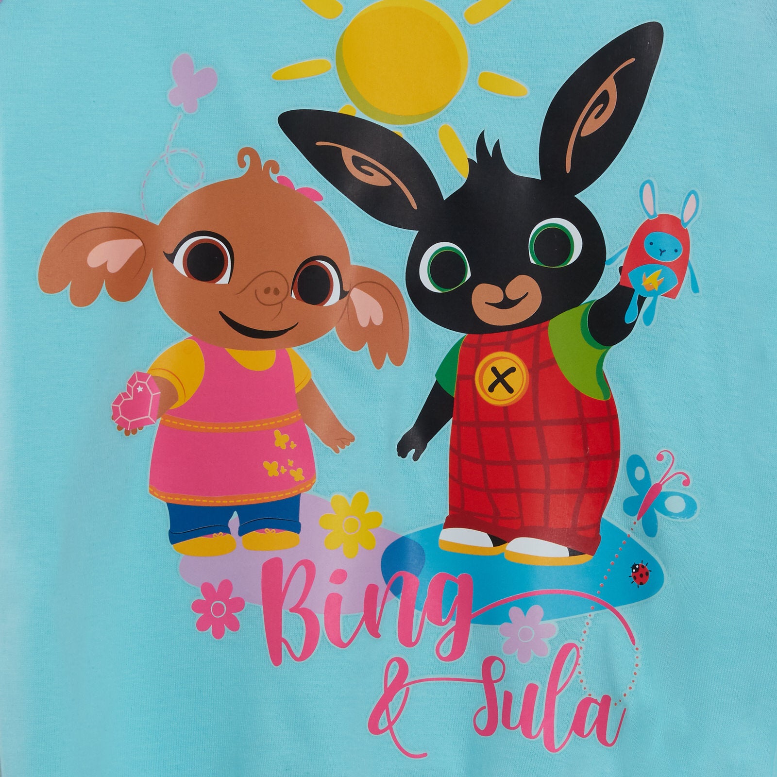 Girls Bing Bunny Short Pyjamas Kids Sula Shortie Pjs Set Summer Shorts Nightwear