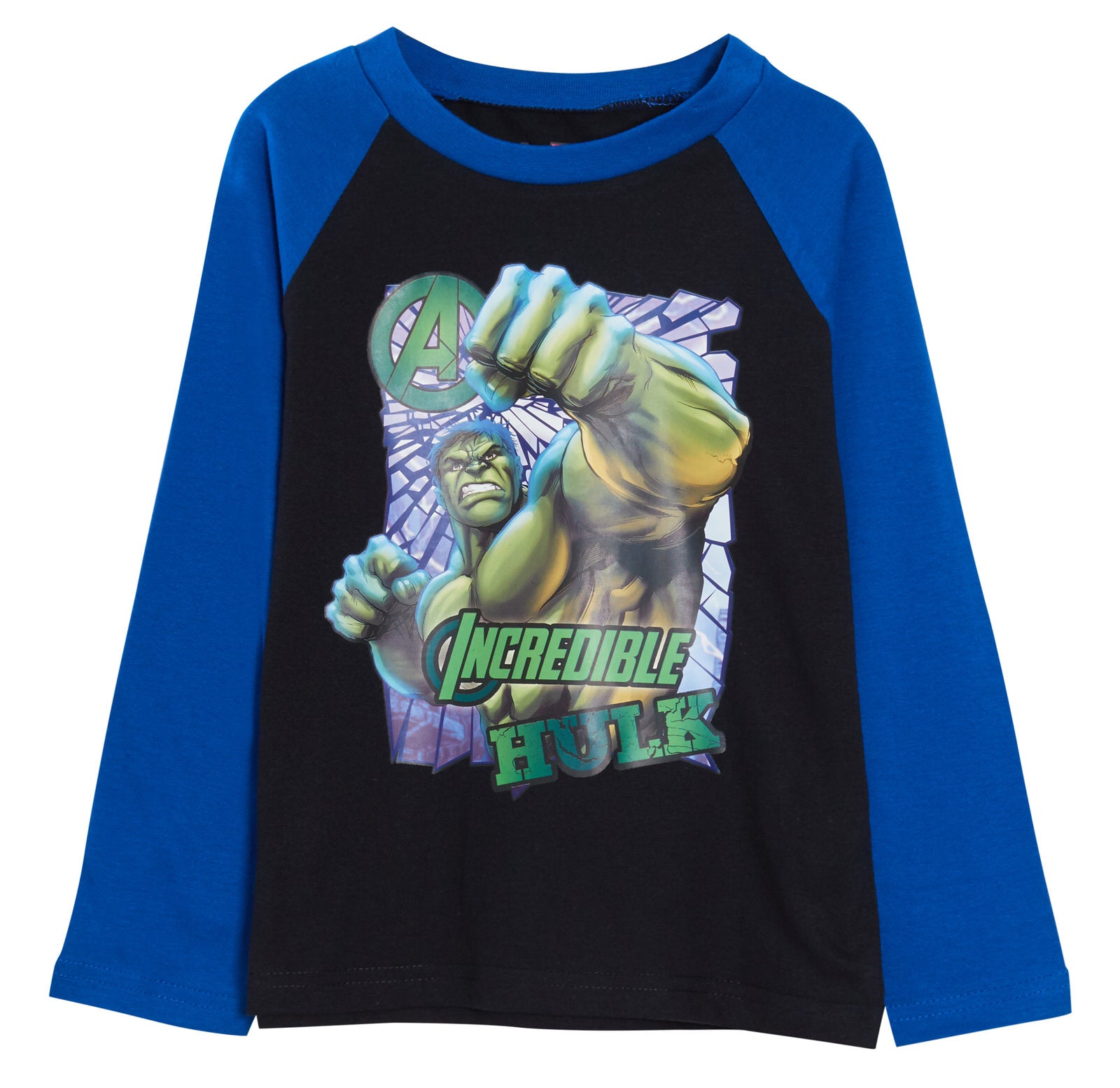 Boys Incredible Hulk Pyjamas Kids Marvel Avengers Full Length Pjs Set Nightwear