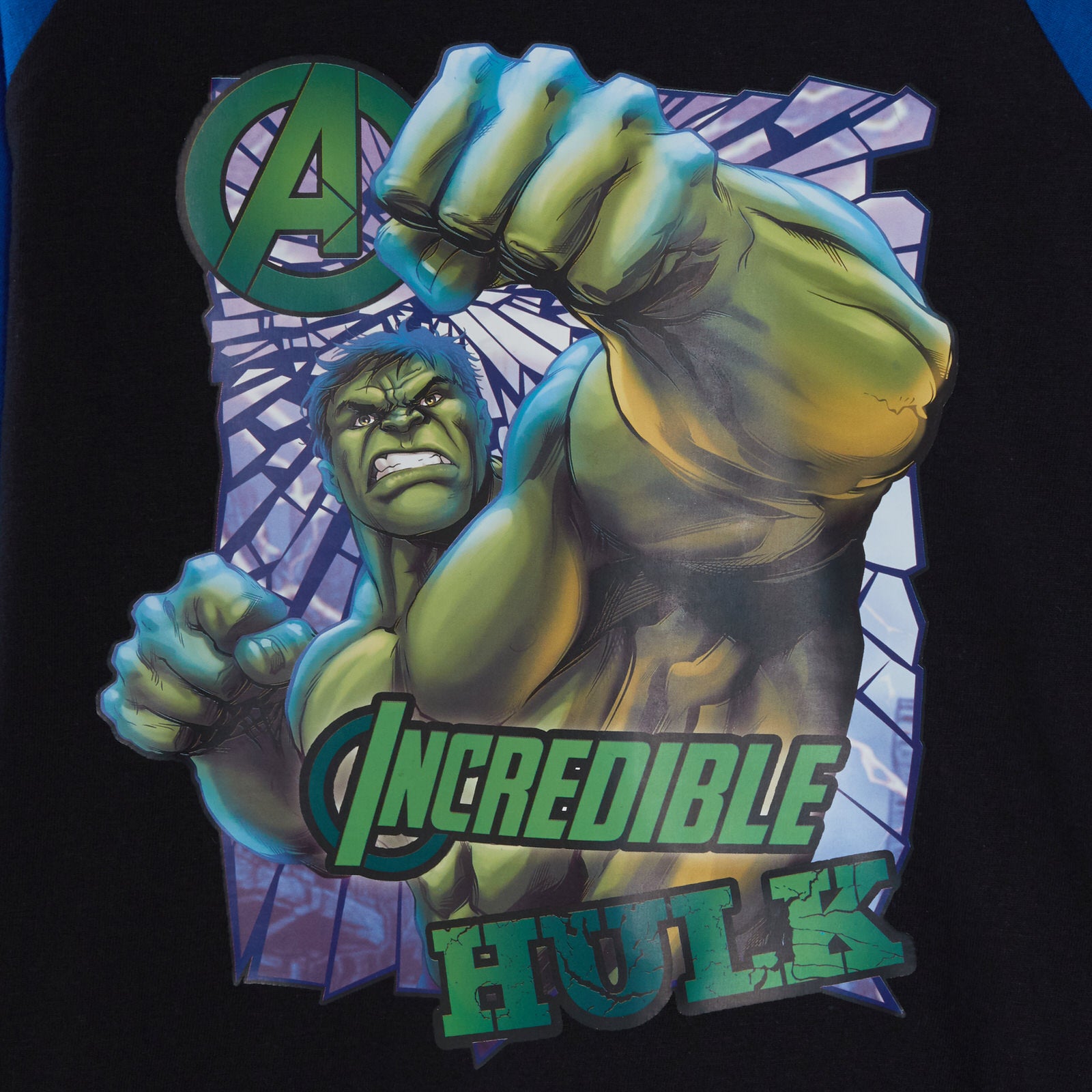Boys Incredible Hulk Pyjamas Kids Marvel Avengers Full Length Pjs Set Nightwear