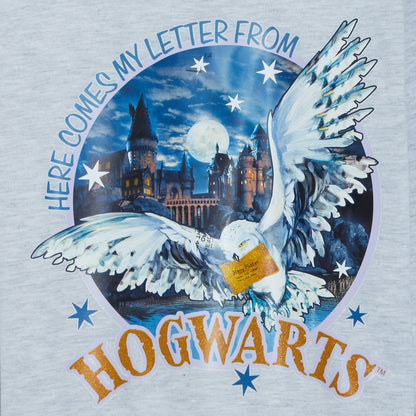 Girls Harry Potter Pyjamas Kids Hogwarts Letter Long Pjs Set Hedwig Nightwear