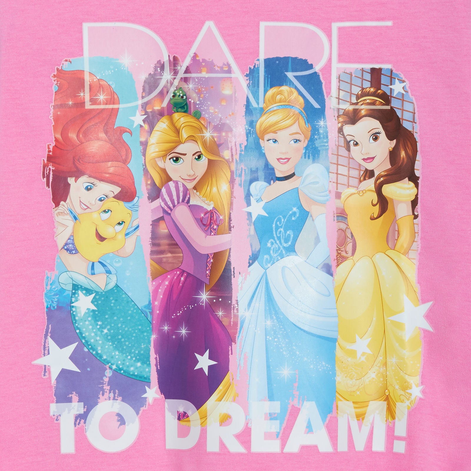 Girls Disney Princess Full Length Pyjamas Kids Full Length Long Pj Set Nightwear