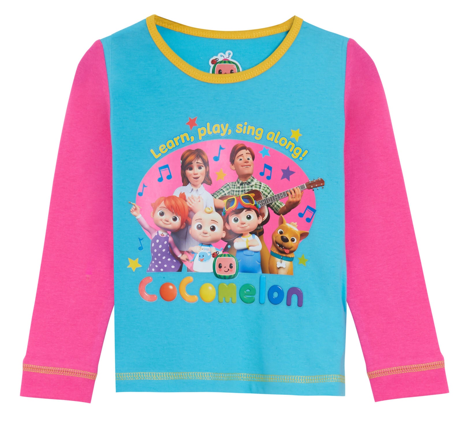 Girls CoComelon Pyjamas Kids Full Length Pjs Set Nightwear YouTube J.J. + Family