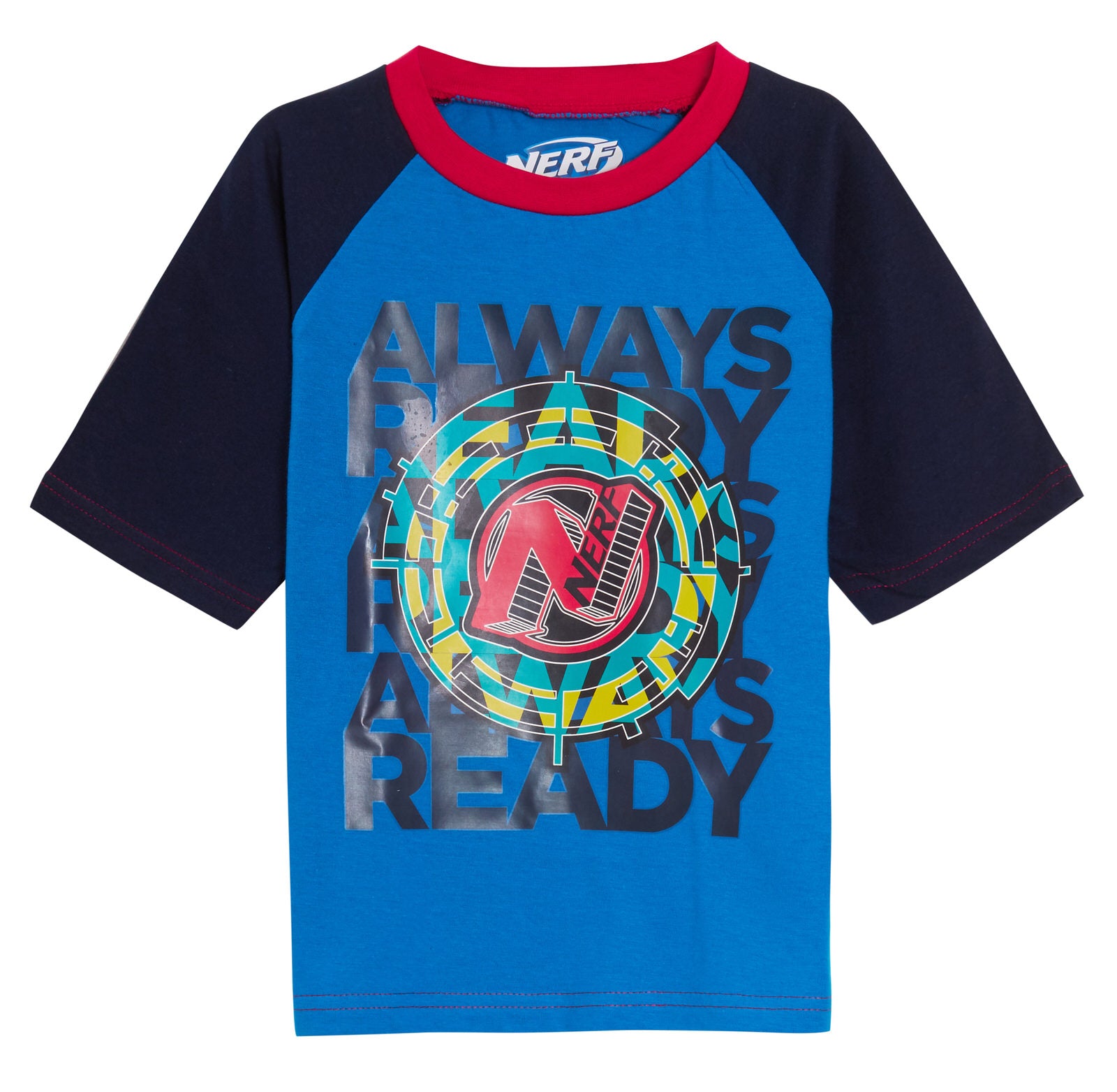 Nerf Short Pyjamas Kids Boys Shortie Pjs Short Sleeve T-Shirt + Shorts Nightwear