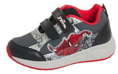 Boys Spiderman Sports Trainers Kids Marvel Lightweight Running PE GYM Shoes Size
