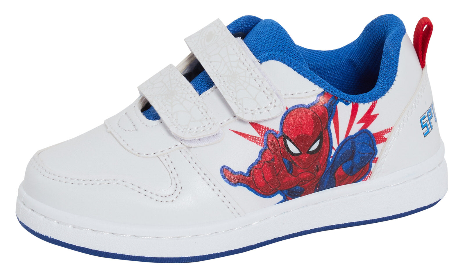 Boys Spiderman Trainers Kids Marvel Lightweight Easy Fasten Sports Skate Shoes
