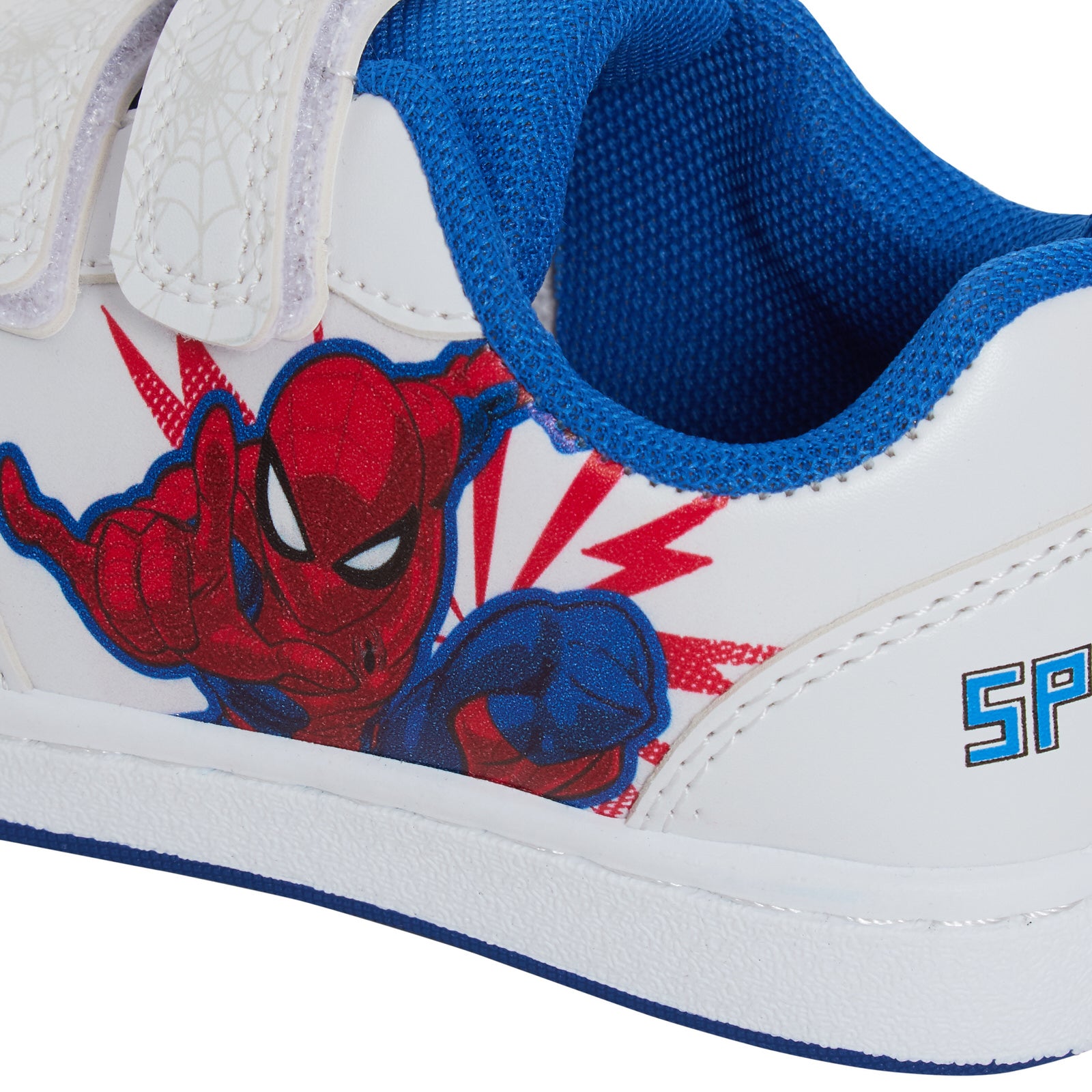 Boys Spiderman Trainers Kids Marvel Lightweight Easy Fasten Sports Skate Shoes