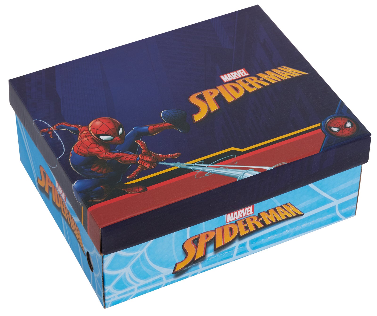 Boys Spiderman Trainers Kids Marvel Lightweight Easy Fasten Sports Skate Shoes