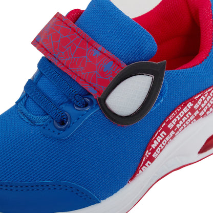 Boys Spiderman Light Up Trainers Marvel Flashing Lights Running Sports Shoes