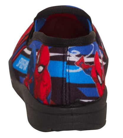 Boys Spiderman Slippers Slip On Kids Marvel Slipper House Shoes Rubber Sole