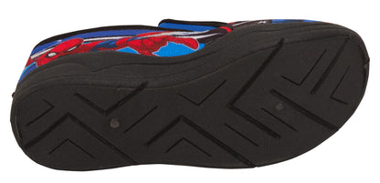 Boys Spiderman Slippers Slip On Kids Marvel Slipper House Shoes Rubber Sole